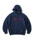 画像1: FTC/SCRIPT LOGO PULLOVER HOODY  NAVY