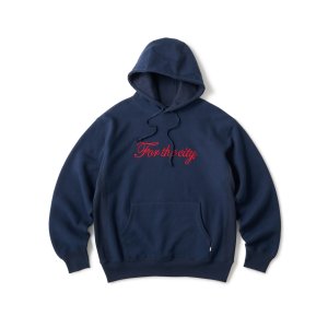 画像: FTC/SCRIPT LOGO PULLOVER HOODY  NAVY