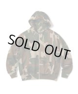 画像: FTC/SMALL BOX LOGO ZIP UP HOODY  CAMO