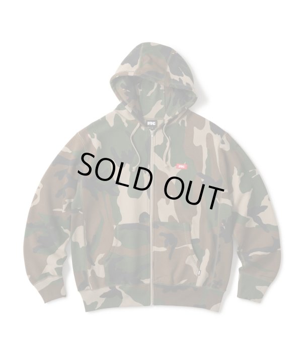 画像1: FTC/SMALL BOX LOGO ZIP UP HOODY  CAMO