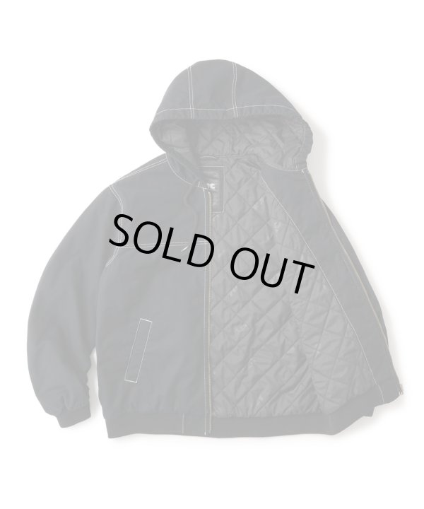 画像2: FTC/WASHED CANVAS HOODED JKT  BLACK