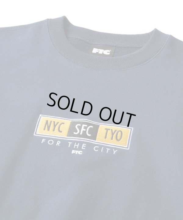 画像2: FTC/BIG CITY CREW NECK  NAVY