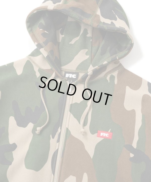 画像2: FTC/SMALL BOX LOGO ZIP UP HOODY  CAMO