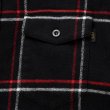 画像3: RATS/COTTON FLANNEL CHECK SHIRT  BLACKxBLUE