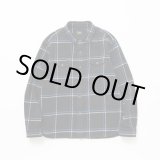 画像: RATS/COTTON FLANNEL CHECK SHIRT  BLACKxBLUE