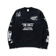 画像1: RATS/CRAZY CREW NECK SWEAT  BLACK