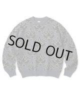 画像: FTC/ALL OVER JAQUARD SWEATER  BLACK