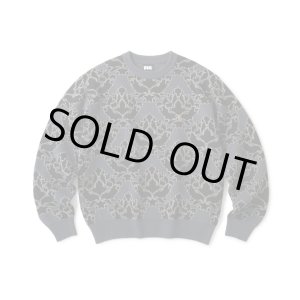 画像: FTC/ALL OVER JAQUARD SWEATER BLACK