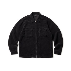 画像: FTC/CORDUROY ZIP UP SHIRT  BLACK
