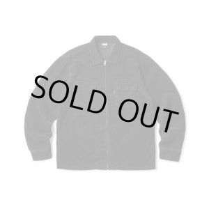 画像: FTC/CORDUROY ZIP UP SHIRT  BLACK