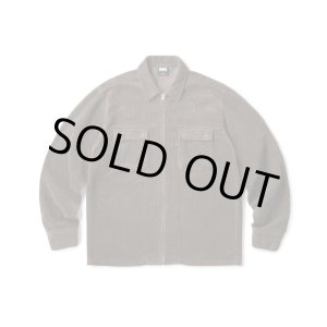 画像: FTC/CORDUROY ZIP UP SHIRT  CHARCOAL