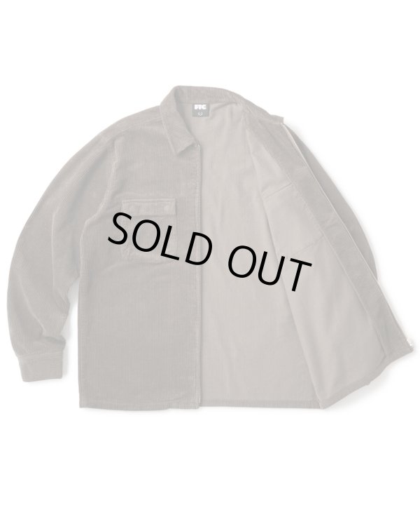 画像3: FTC/CORDUROY ZIP UP SHIRT  CHARCOAL