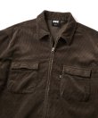画像4: FTC/CORDUROY ZIP UP SHIRT  CHARCOAL