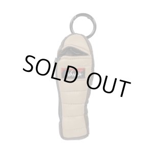 画像: NANGA/MINI SLEEPING BAG KEY HOLDER BEIGE