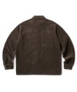 画像2: FTC/CORDUROY ZIP UP SHIRT  CHARCOAL