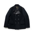 画像1: RATS/DOUBLE BREASTED WOOL JKT  BLACK