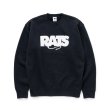 画像1: RATS/BOX LOGO SWEAT  BLACK