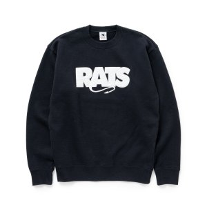 画像: RATS/BOX LOGO SWEAT  BLACK