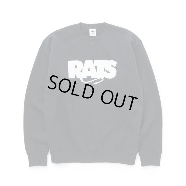 画像1: (再アップ) RATS/BOX LOGO SWEAT  BLACK