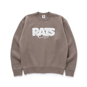 画像: RATS/BOX LOGO SWEAT  KHAKI