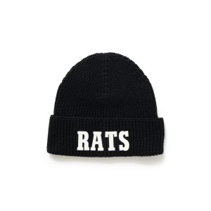 画像: RATS/KNIT CAP  BLACK