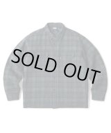 画像: FTC/QUILTED LINED PLAID NEL SHIRT  NAVY