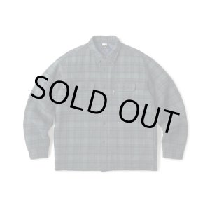 画像: FTC/QUILTED LINED PLAID NEL SHIRT NAVY