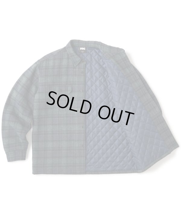 画像2: FTC/QUILTED LINED PLAID NEL SHIRT  NAVY