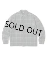 画像: FTC/QUILTED LINED PLAID NEL SHIRT  BLACK