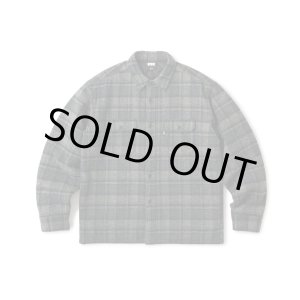 画像: FTC/QUILTED LINED PLAID NEL SHIRT  BLACK