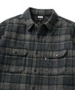 画像4: FTC/QUILTED LINED PLAID NEL SHIRT  BLACK
