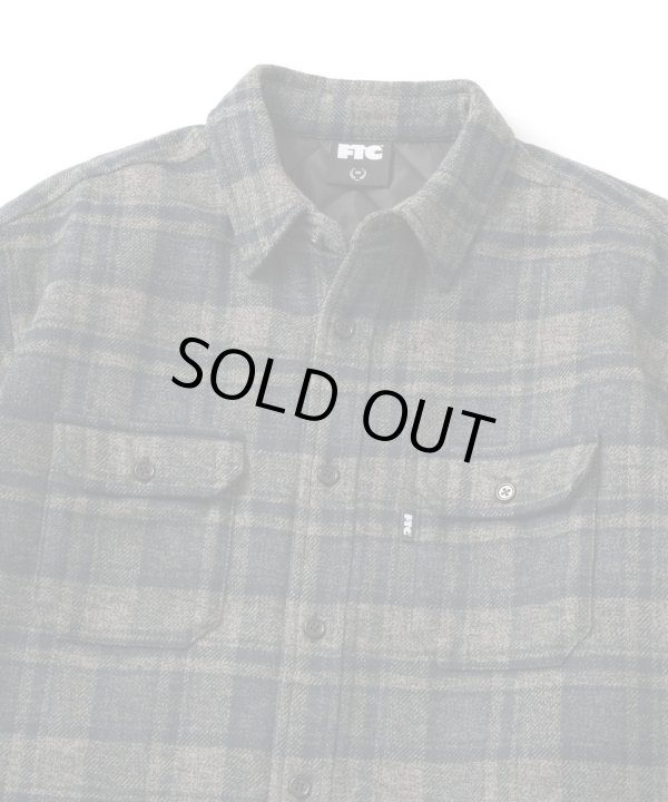 画像4: FTC/QUILTED LINED PLAID NEL SHIRT  BLACK