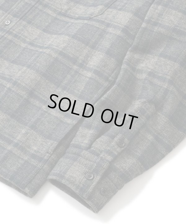 画像5: FTC/QUILTED LINED PLAID NEL SHIRT  BLACK