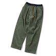 画像3: GYMMASTER/STRETCH CORDUROY TUCK PANT  OLIVE