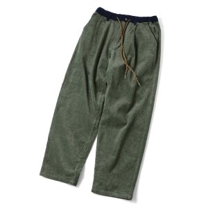 画像: GYMMASTER/STRETCH CORDUROY TUCK PANT OLIVE