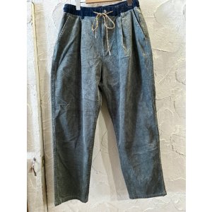 画像: GYMMASTER/STRETCH CORDUROY TUCK PANT OLIVE