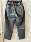 画像2: GYMMASTER/STRETCH CORDUROY TUCK PANT  OLIVE
