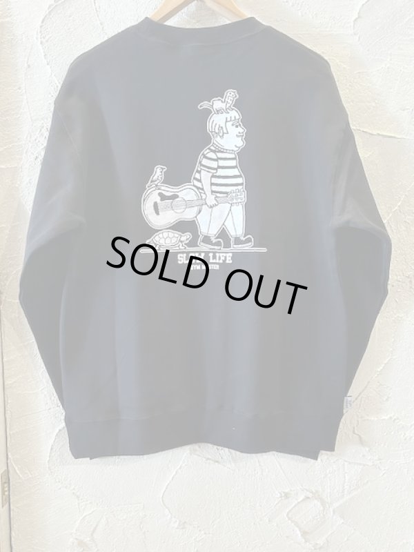 画像1: GYMMASTER/SLOW LIFE SWEAT  BLACK