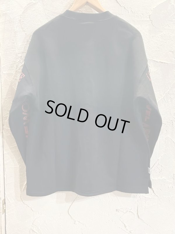 画像2: GYMMASTER/HITCH HIKE SWEAT BIG T  BLACK