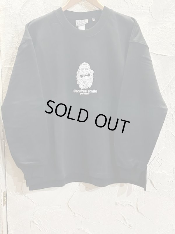 画像1: GYMMASTER/CAREFREE SMILE BIG T  BLACK