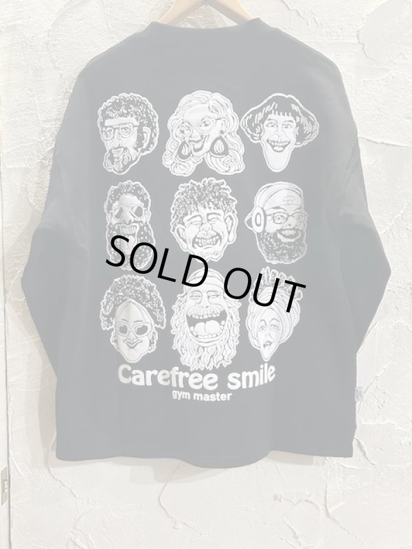 画像2: GYMMASTER/CAREFREE SMILE BIG T  BLACK