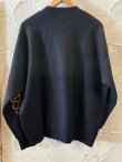 画像2: GYMMASTER/JACQUARD KNIT PEACE FLOWER  BLACK