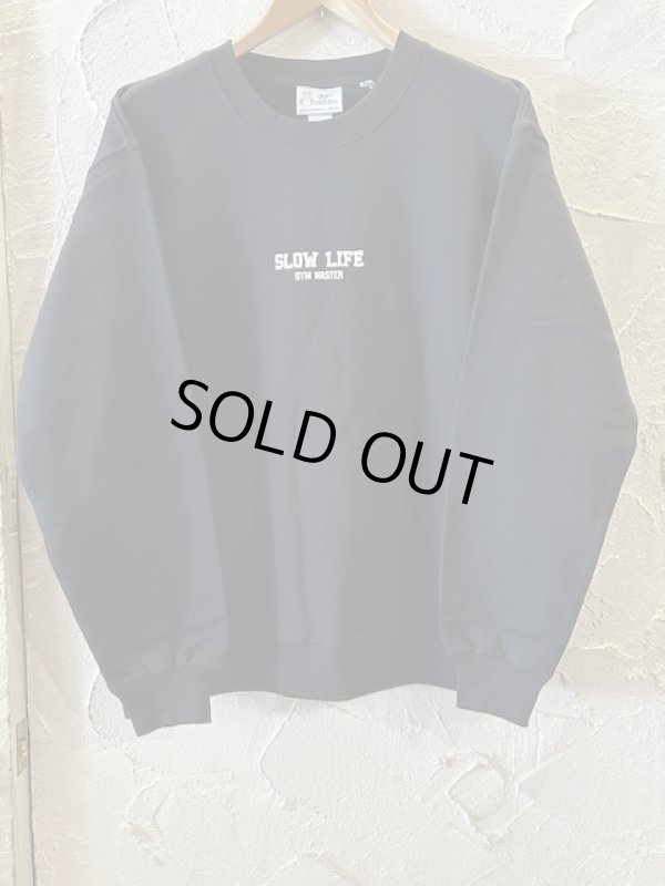 画像2: GYMMASTER/SLOW LIFE SWEAT  BLACK