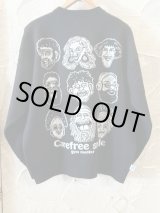 画像: GYMMASTER/JACQUARD KNIT SMILE CREWNECK  BLACK