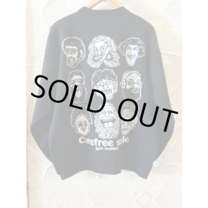 画像: GYMMASTER/JACQUARD KNIT SMILE CREWNECK BLACK