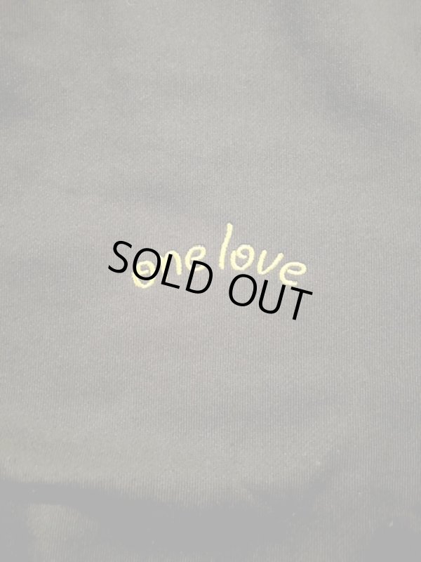 画像4: GYMMASTER/ONE LOVE EMBROIDERY SWEAT  BLACK