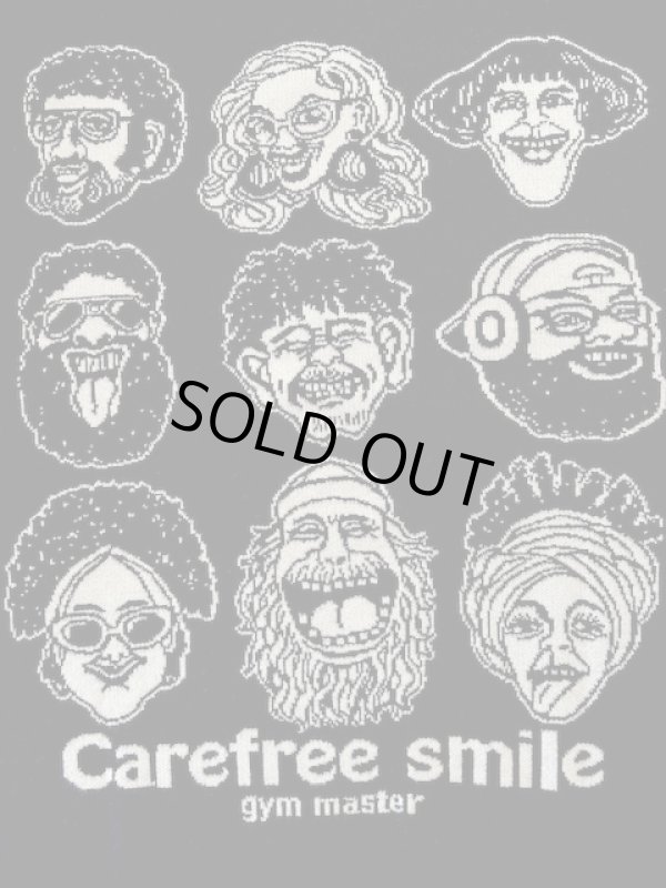 画像3: GYMMASTER/JACQUARD KNIT SMILE CREWNECK  BLACK