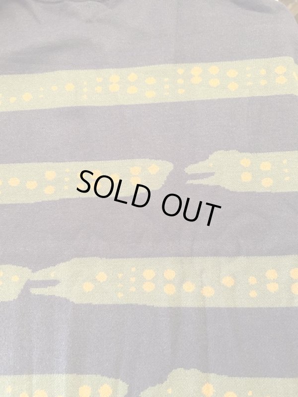 画像4: (再入荷) GYMMASTER/JACQUARD KNIT UTU BORDER  CHARCOAL