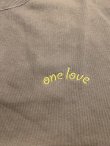 画像4: GYMMASTER/ONE LOVE EMBROIDERY SWEAT  COCOA BROWN