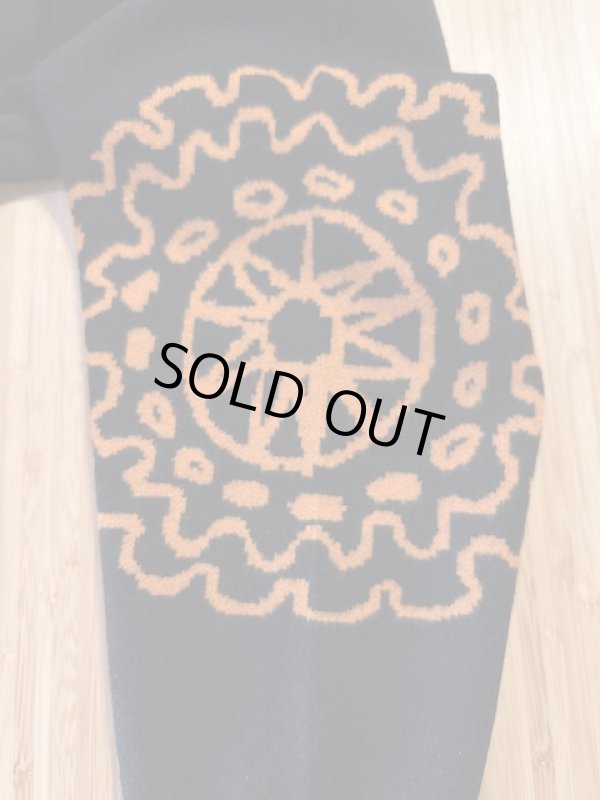 画像4: GYMMASTER/JACQUARD KNIT PEACE FLOWER  BLACK